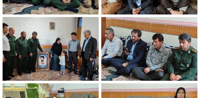 سرکشی از خانواده معظم معلم شهید طاعتی‌پور در لیکک