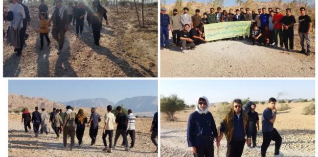 پیاده‌روی دانش‌آموزان بسیجی در هفته بسیج دانش آموزی