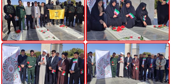 جلوه عشق؛ غبارروبی گلزار شهدا در لیکک