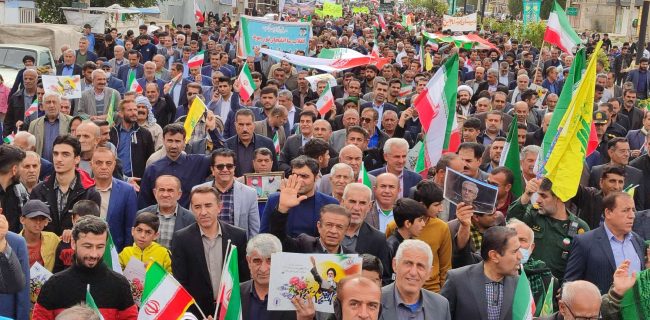 فیلم حضور با صلابت مردم بهمئی در ۲۲ بهمن