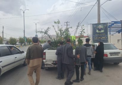 ۱۵۰ اصله نهال مرکبات به مناسبت دهه فجر در بهمئی توزیع شد