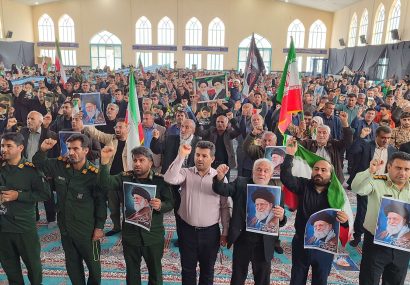 اجتماع مردم لیکک در چهلم قائد شهید