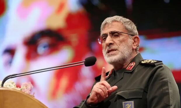 هشدار قاآنی به صهیونیست‌ها؛ باید سراسر لبنان را ترک کنید