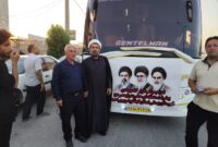 اعزام ۴۵ خادم از شهرستان بهمئی به تهران جهت خدمت‌رسانی در مراسم تشییع شهید امت