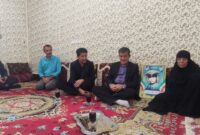 تجلیل مسئولان بهمئی از مادر شهید والامقام علیداد جوج