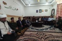 تجلیل از مادر شهید رضا امینی