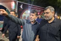 قدردانی مسئول شورای جهادی بهمئی از خادمان و مسئولان حامی موکب قرارگاه امام خامنه‌ای این شهرستان در مشهد