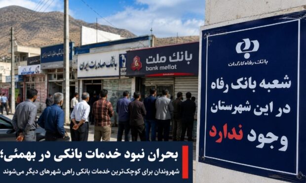 بهمئی همچنان چشم‌انتظار استقرار خدمات بانک رفاه