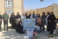 رنگ‌آمیزی مدارس لیکک به همت جهادگران بسیج