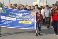 همایش پیاده‌روی خانوادگی در لیکک برپا شد